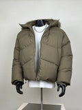 Boxy Fit Short Puffer Jacket - Casual Streetwear Outerwear